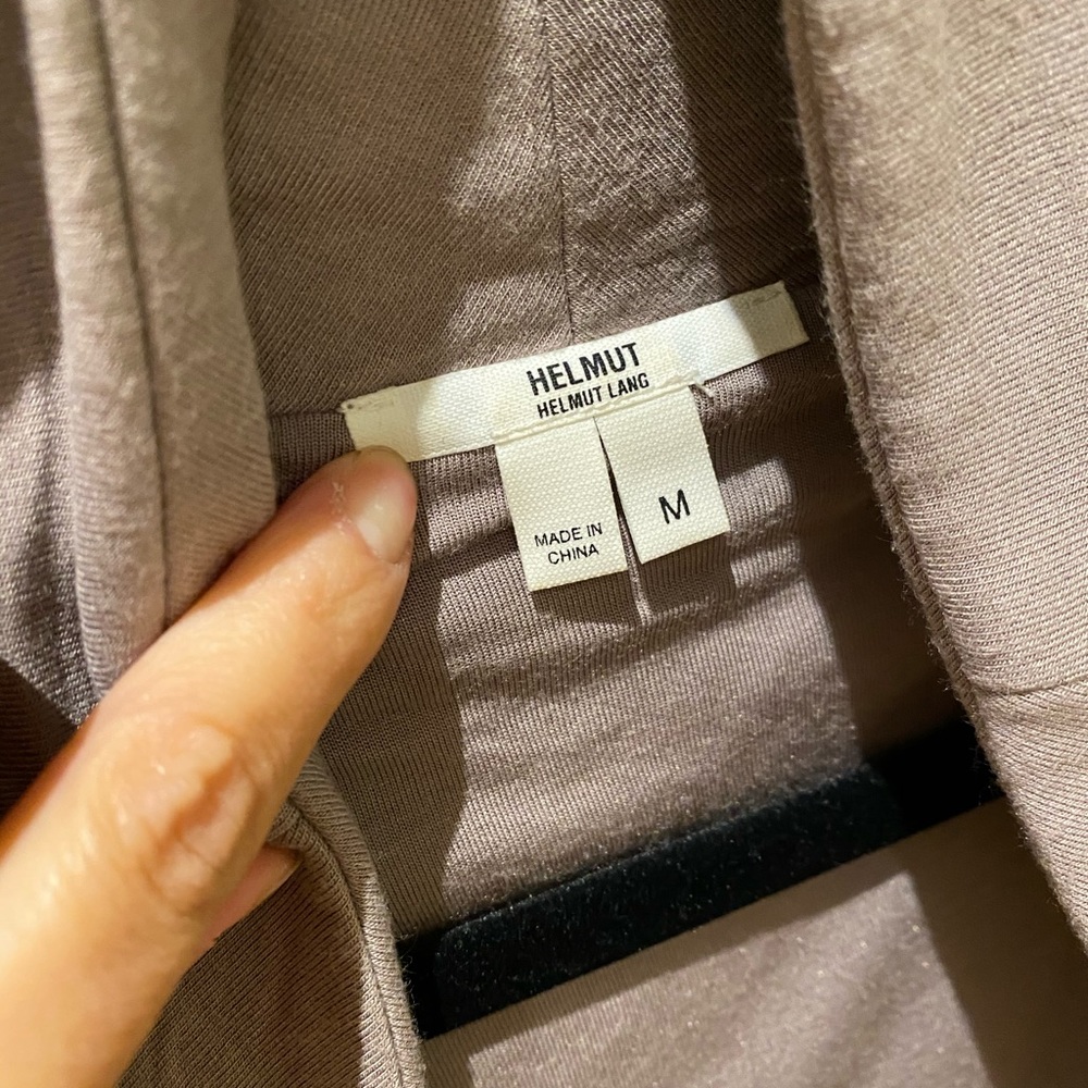 Helmut Lang Jersey Biker Jacket - Picture 9 of 13
